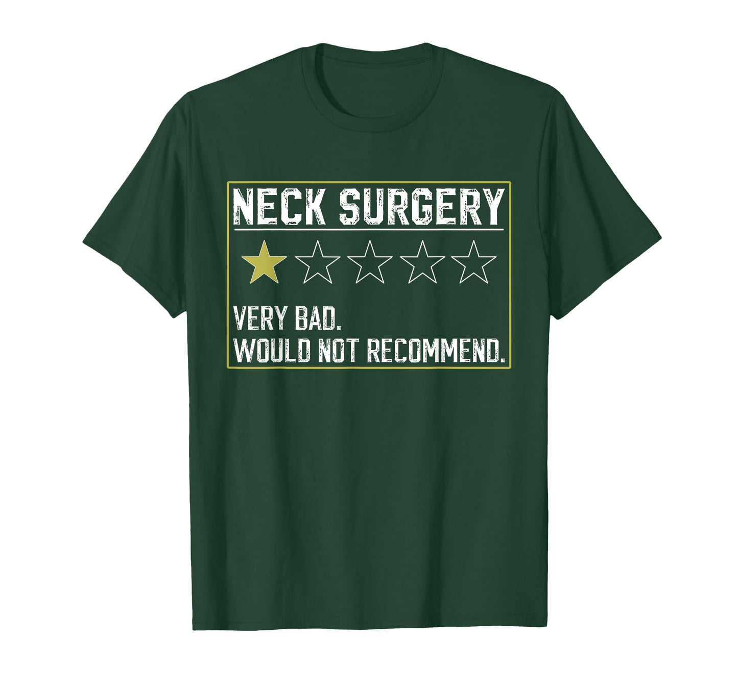 Get Well Soon Post Broken Neck Injury Surgery Recovery Funny T-Shirt