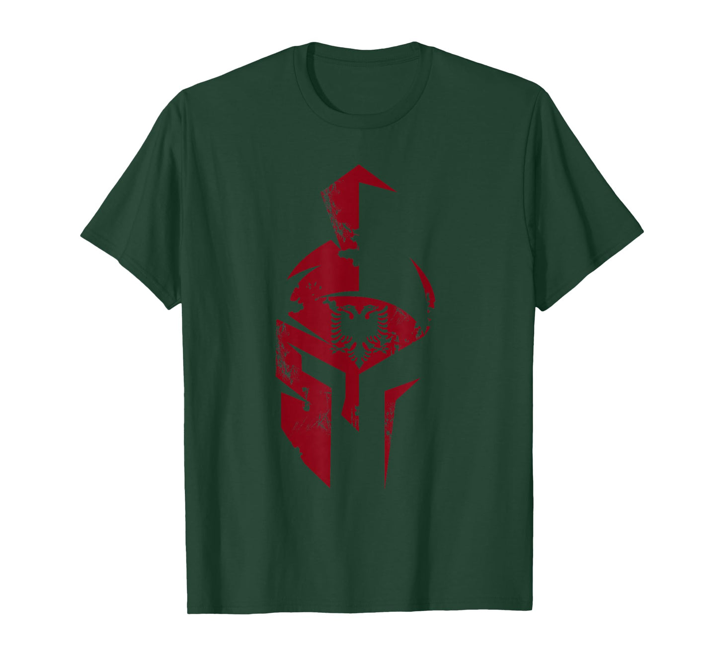 Albanian Flag Warrior Shqip Shqiponja Albanian Eagle T-Shirt