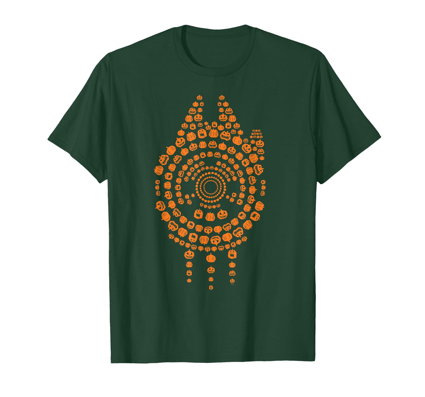 Star Wars Halloween Millennium Falcon Pumpkins T-Shirt