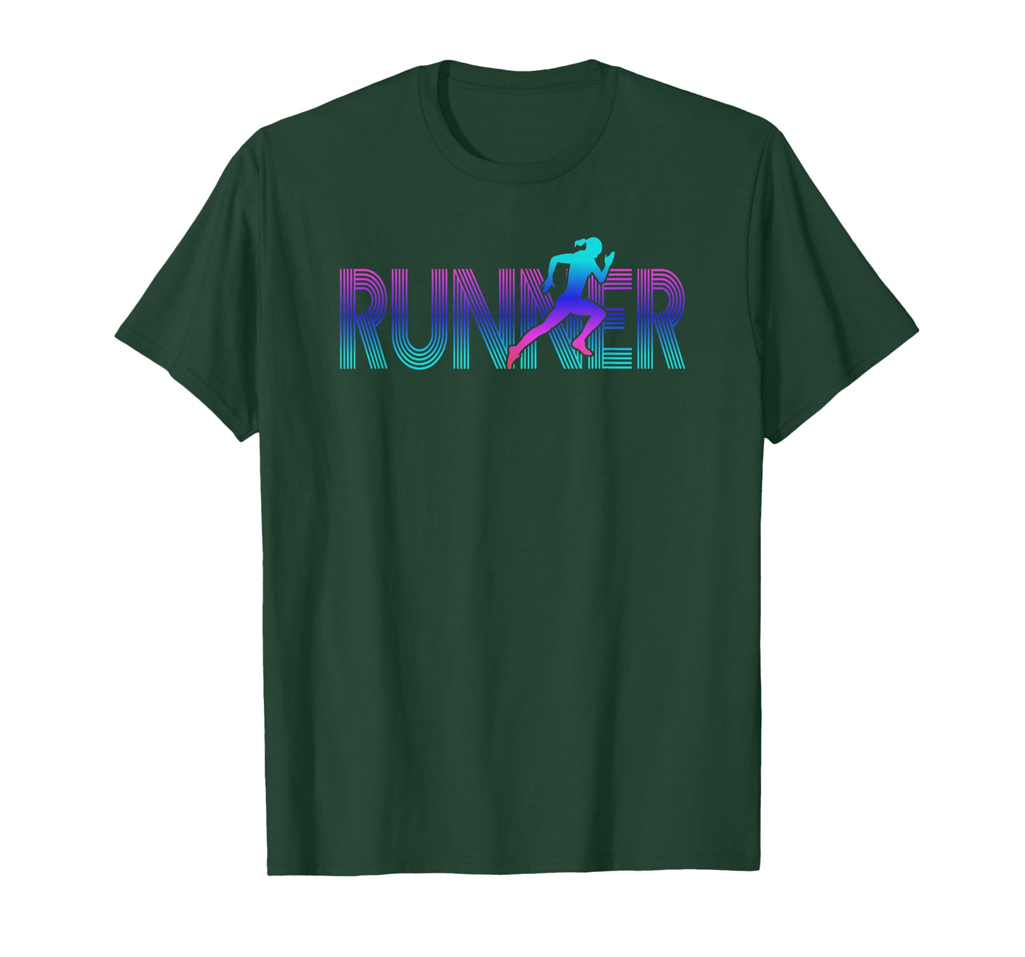 RUNNER Track & Field Cross Country Female Marathon Running T-Shirt