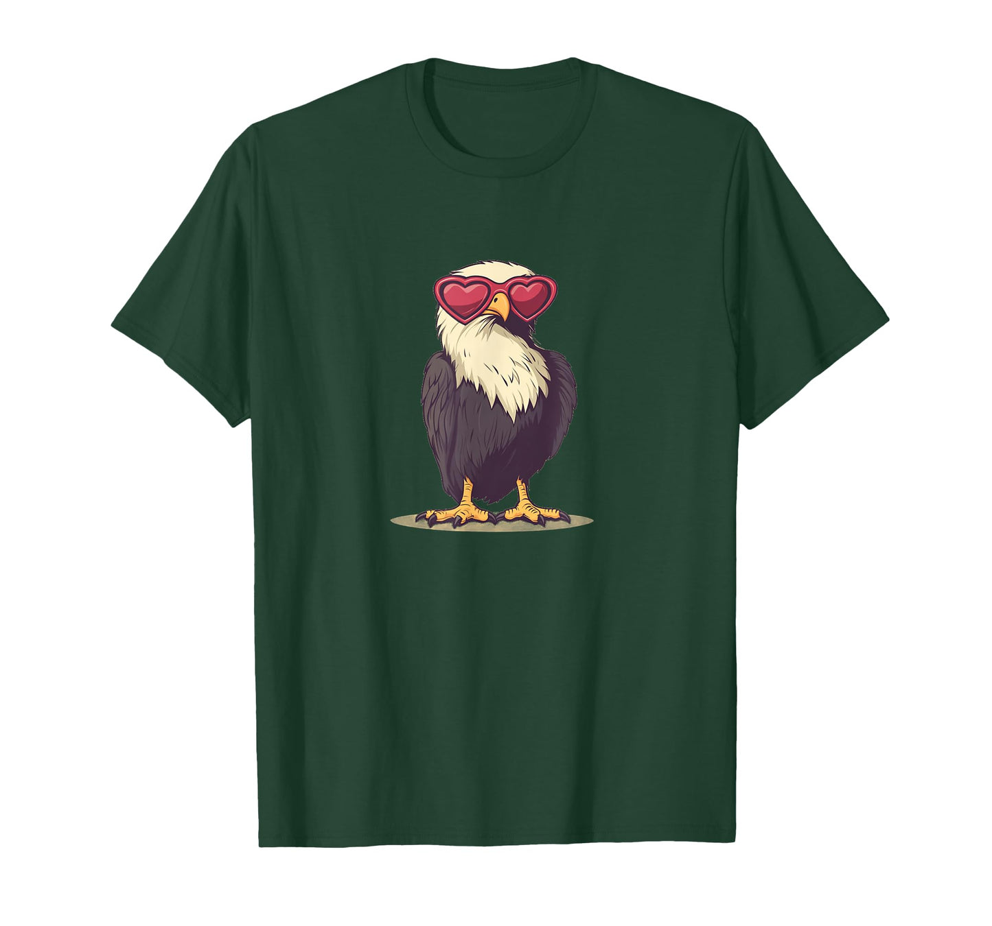 Funny Eagle with Love Sunglasses Costume for Boys and Girls T-Shirt