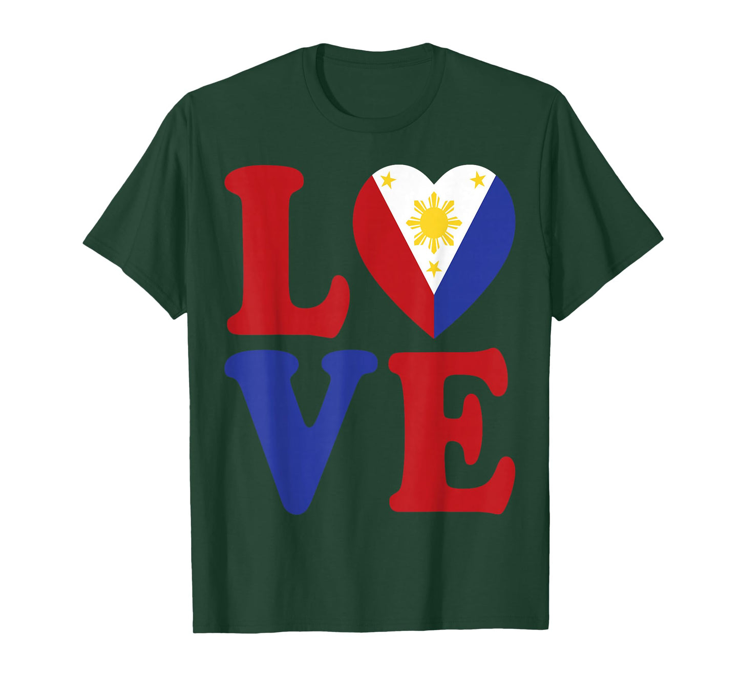 Filipino Patriotic Women & Men From Philippines Flag Country T-Shirt