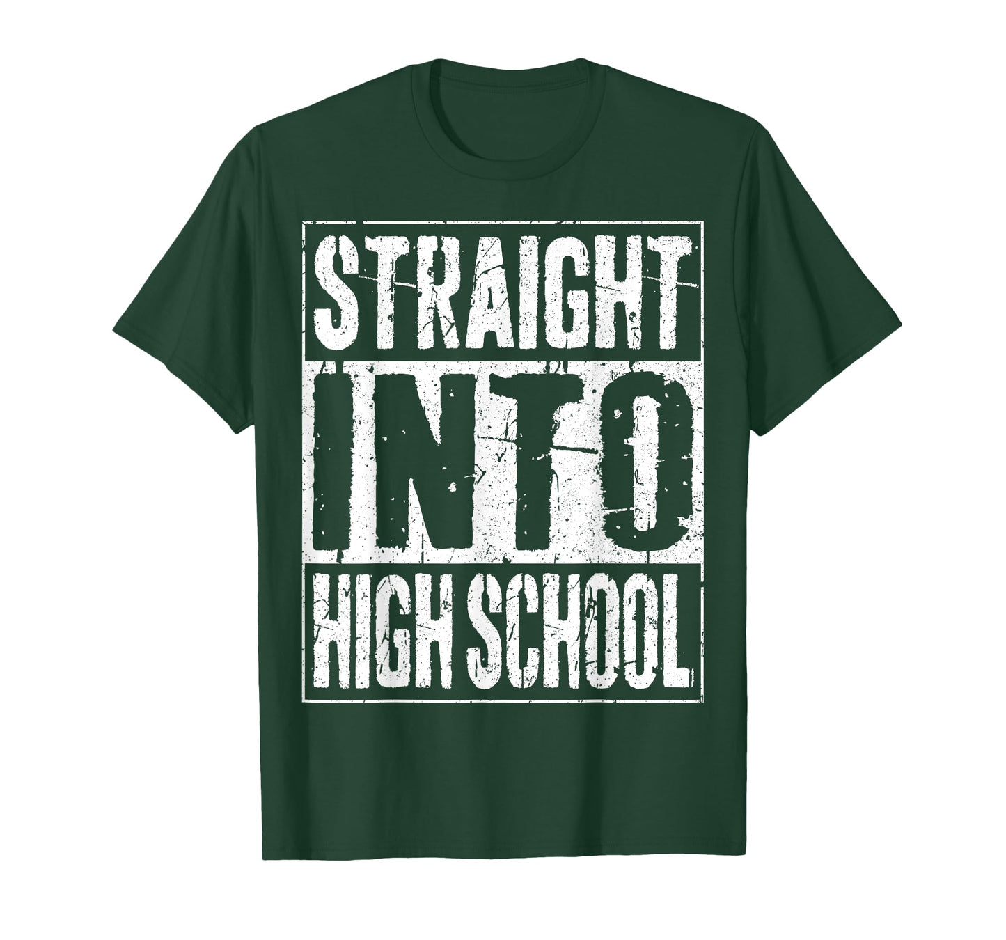 Straight Into High School Shirt Back To School T-Shirt