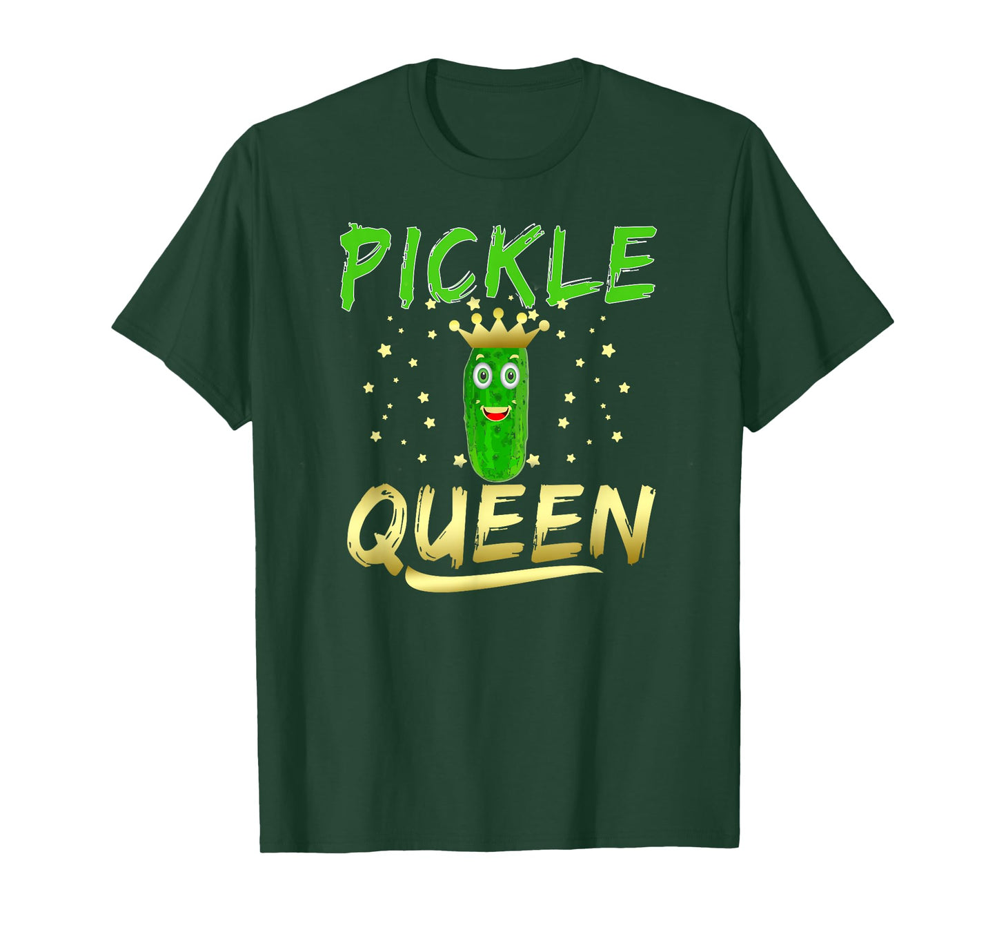 Pickle Queen Funny Pickle Enthusiast Cucumber T-Shirt
