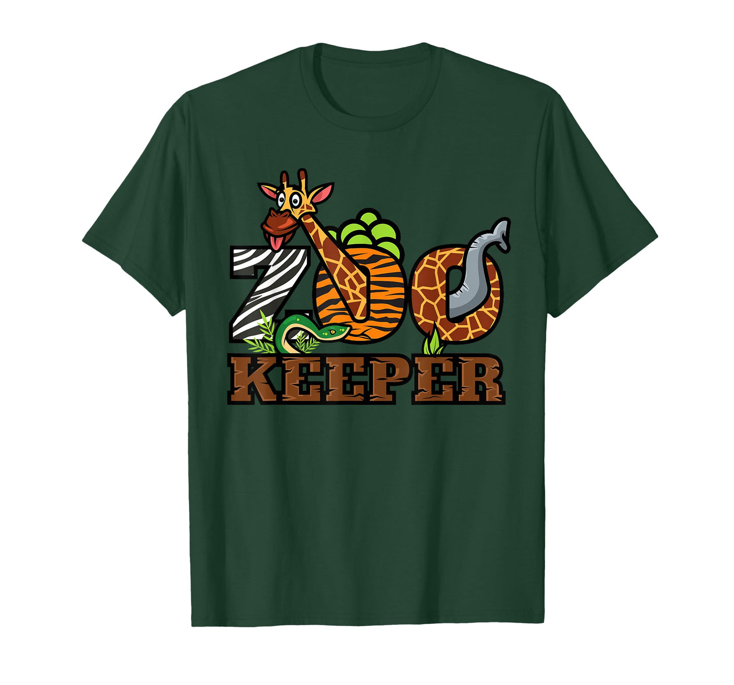 Zoo Keeper Funny Jungle Safari Animal Lover Gift Men Women T-Shirt