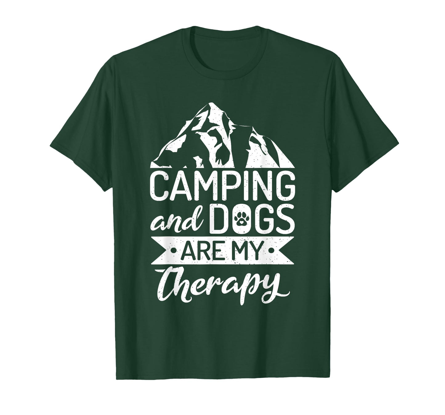 Camping and Dogs are my Therapy Travel Nature RV Camping T-Shirt