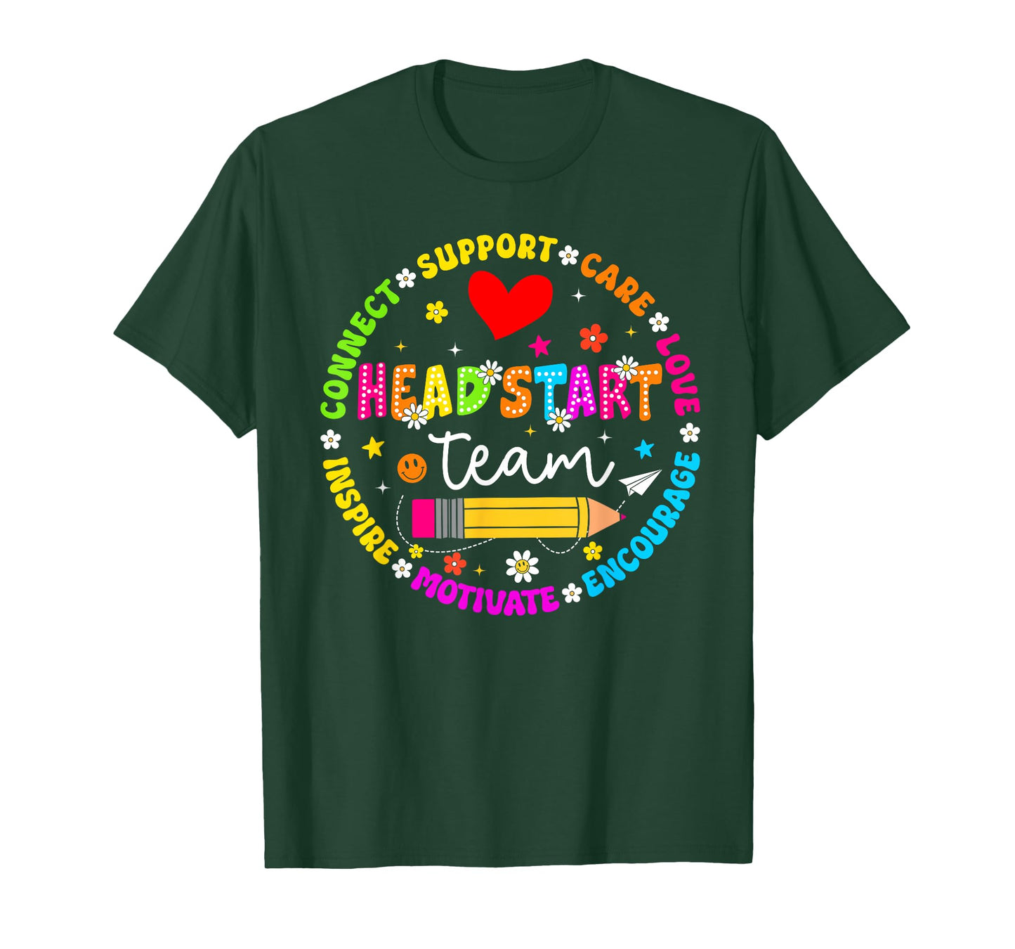 Head Start Team Homeschool Teacher Headstart Back To School T-Shirt