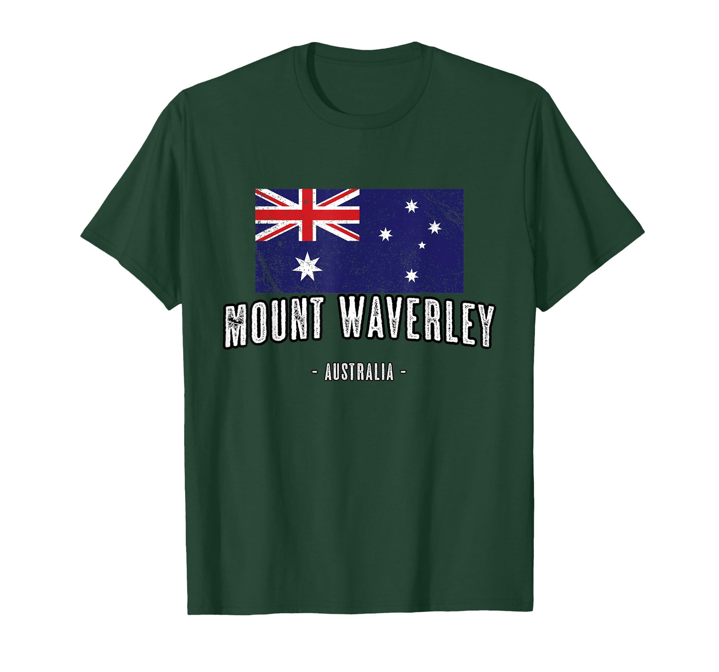 City of Mount Waverley Australia | Australian Flag, Aussie - T-Shirt