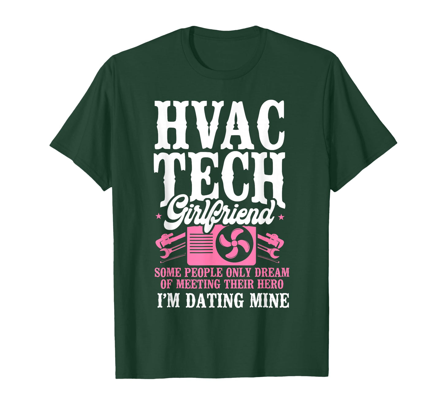 HVAC Technician Tech Girlfriend Vintage Hvac Tech Girlfriend T-Shirt