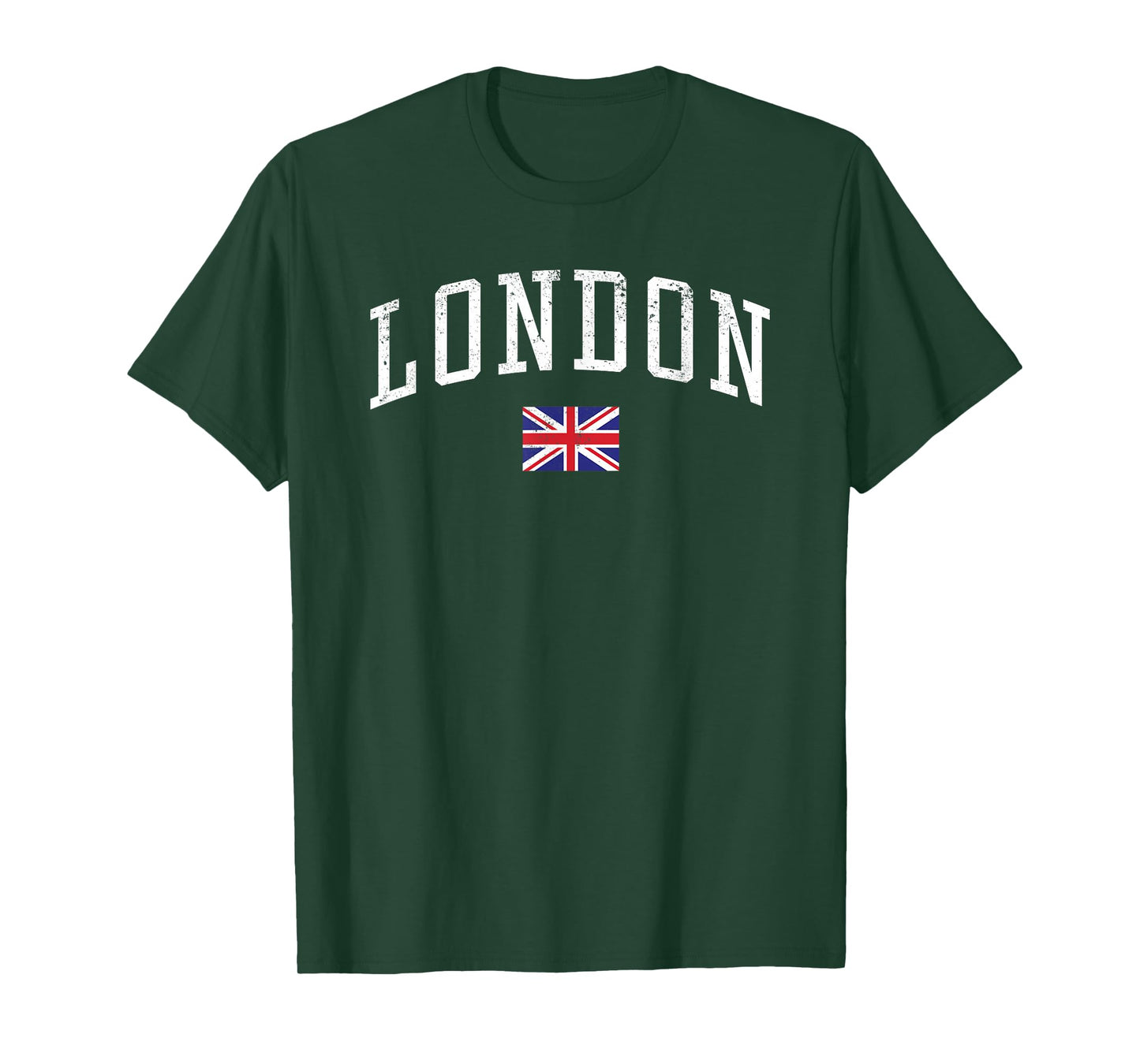 Vintage London England Country Flag Souvenir Vacation T-Shirt