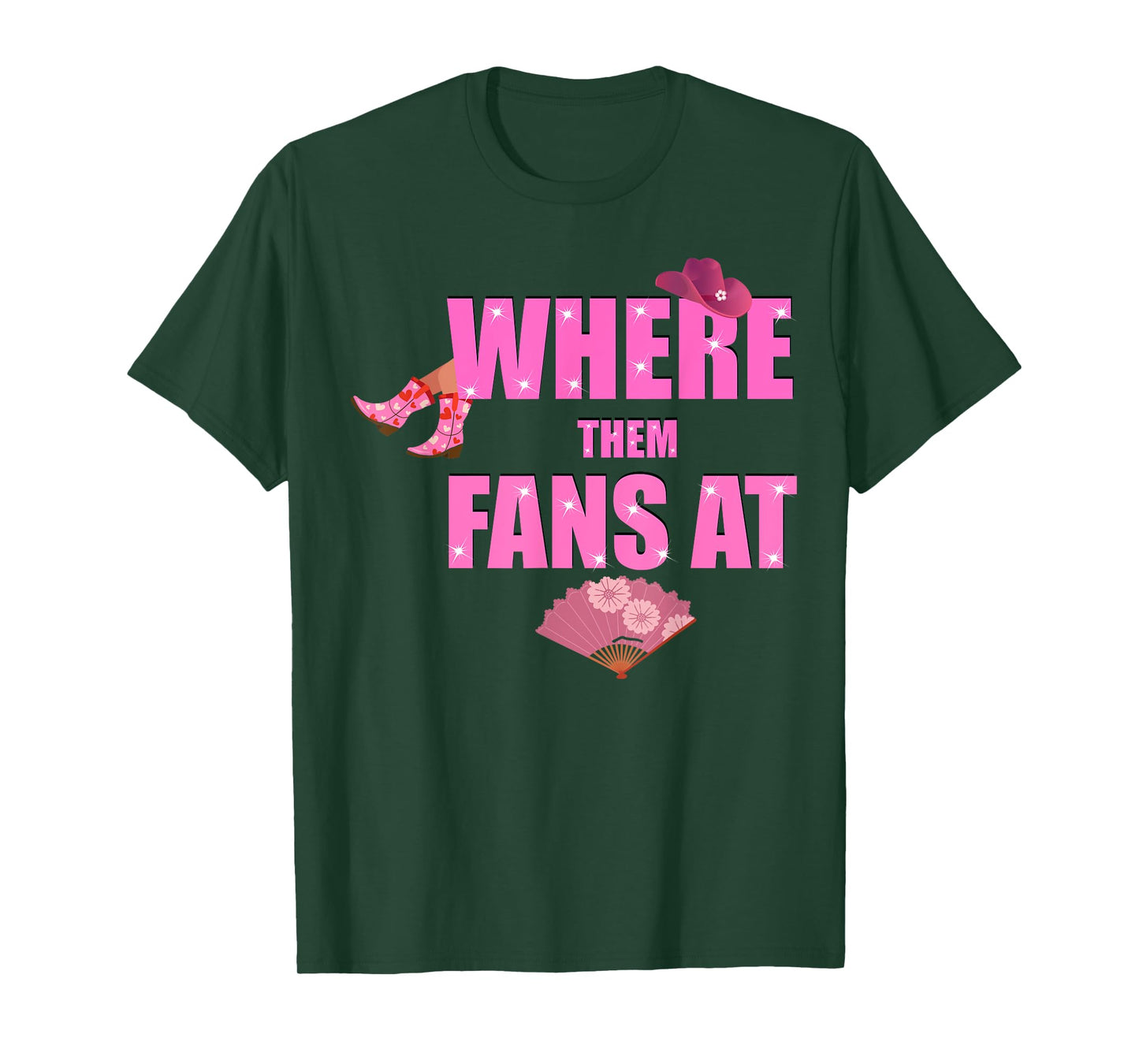 Where them fans at Cowgirl Boots On The Ground T-Shirt