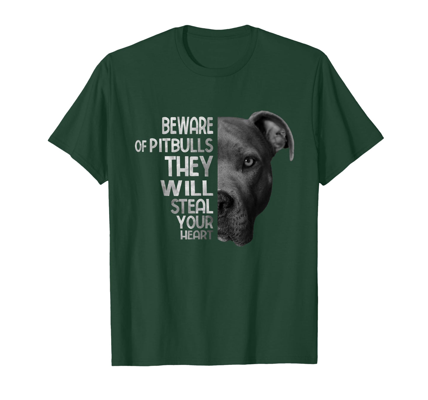 Dog Beware Of Pitbulls They Will Steal Your Heart - Pitbull T-Shirt