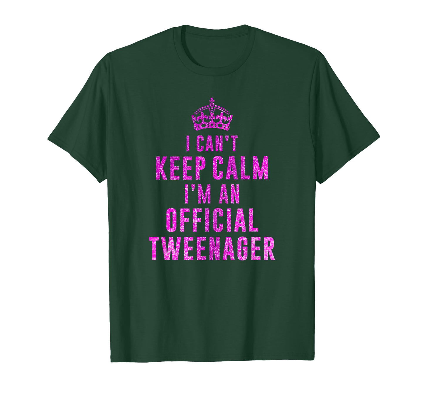 i can't keep calm i'm an official tween birthday party T-Shirt
