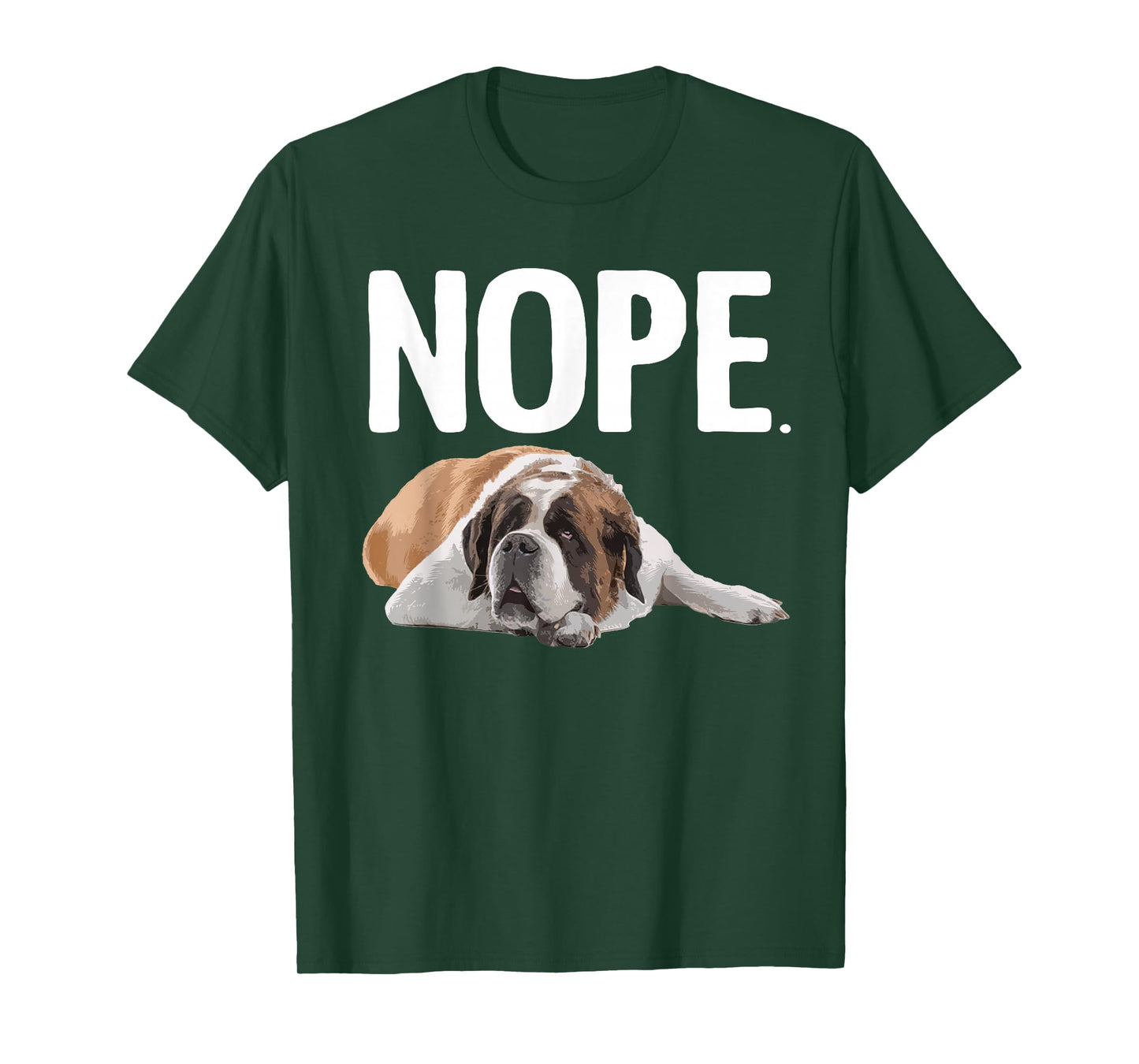 Funny Saint Bernard Art For Men Women St. Bernard Dog Lovers T-Shirt