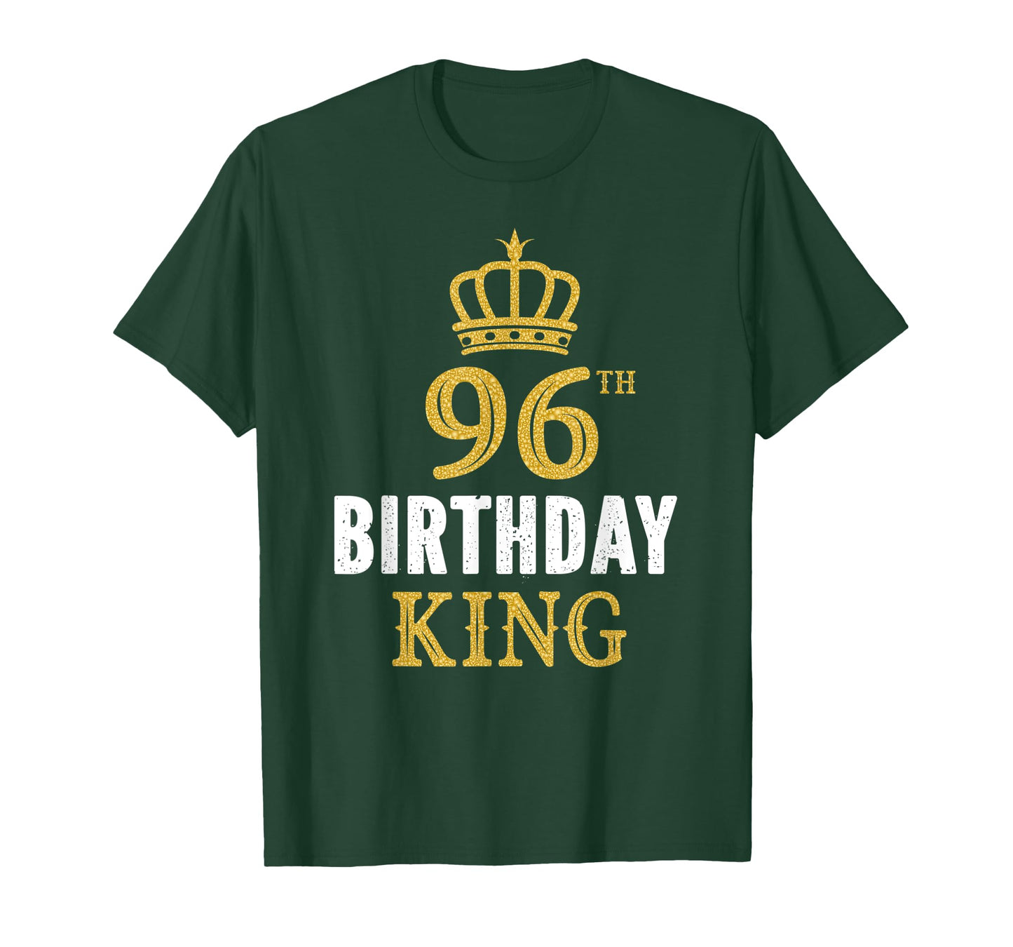 Happy 96th Birthday King 96 Years Old Party Ideas For Him T-Shirt