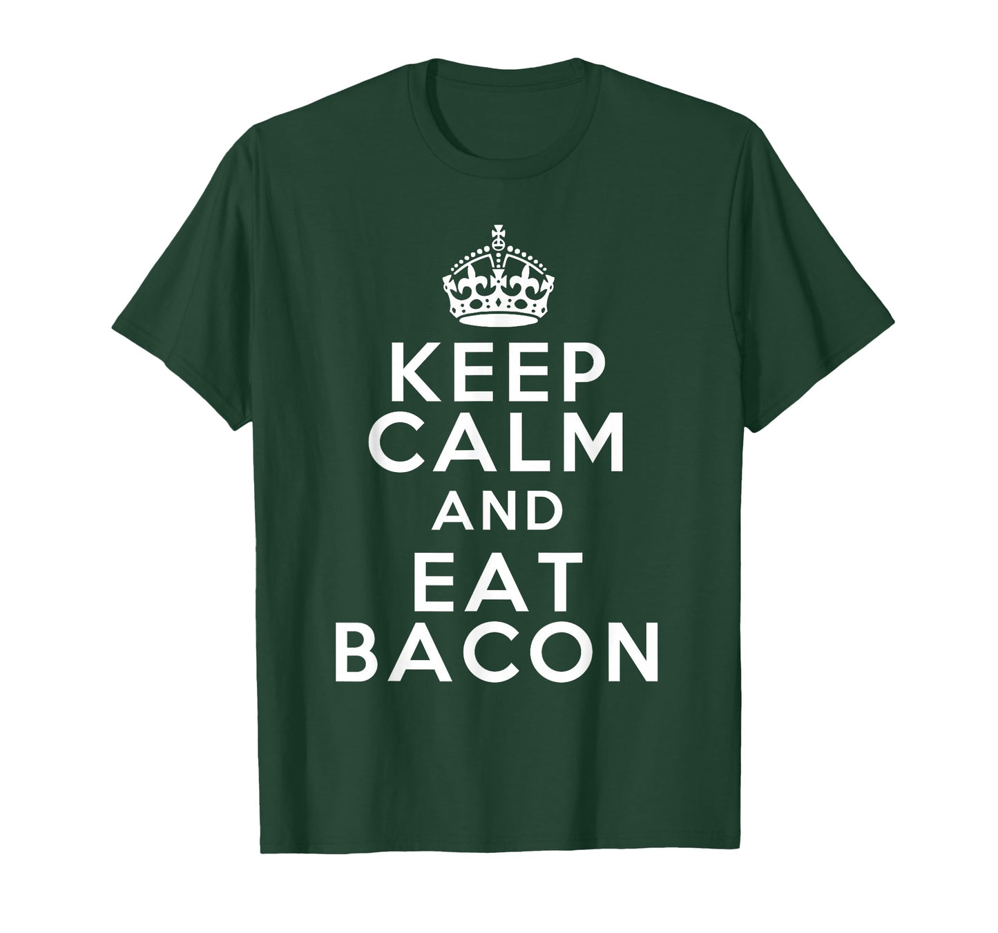 The Classic T-shirt Gift Keep Calm Eat Bacon T-Shirt