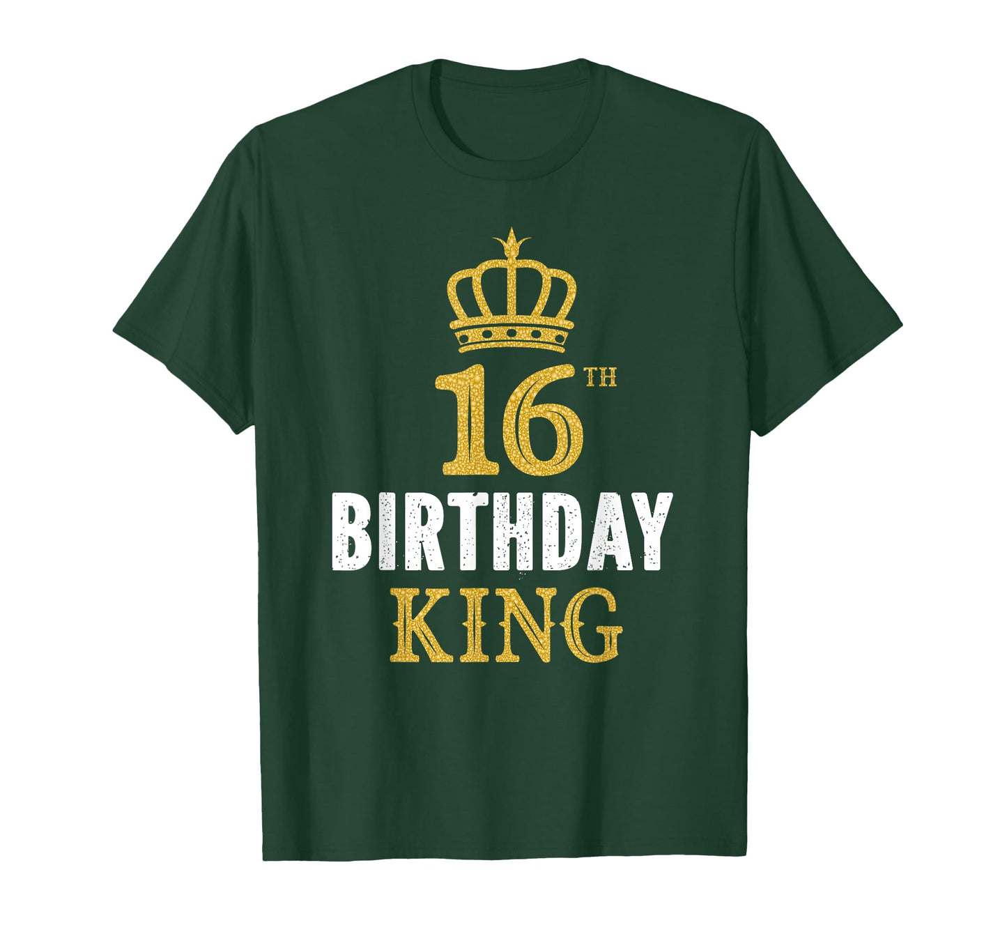 Happy 16th Birthday King 16 Years Old Party Ideas For Boys T-Shirt