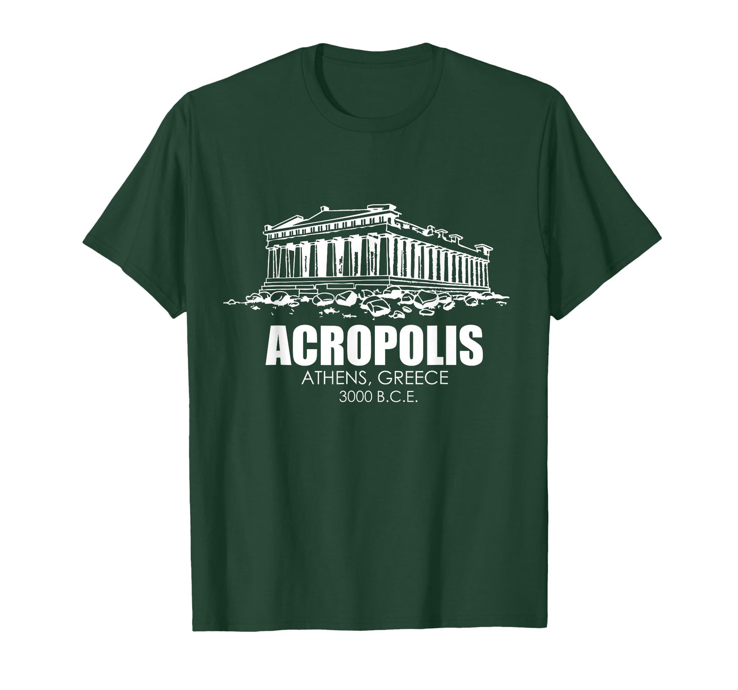 Acropolis Souvenir Athens Greece Greek Parthenon T-Shirt