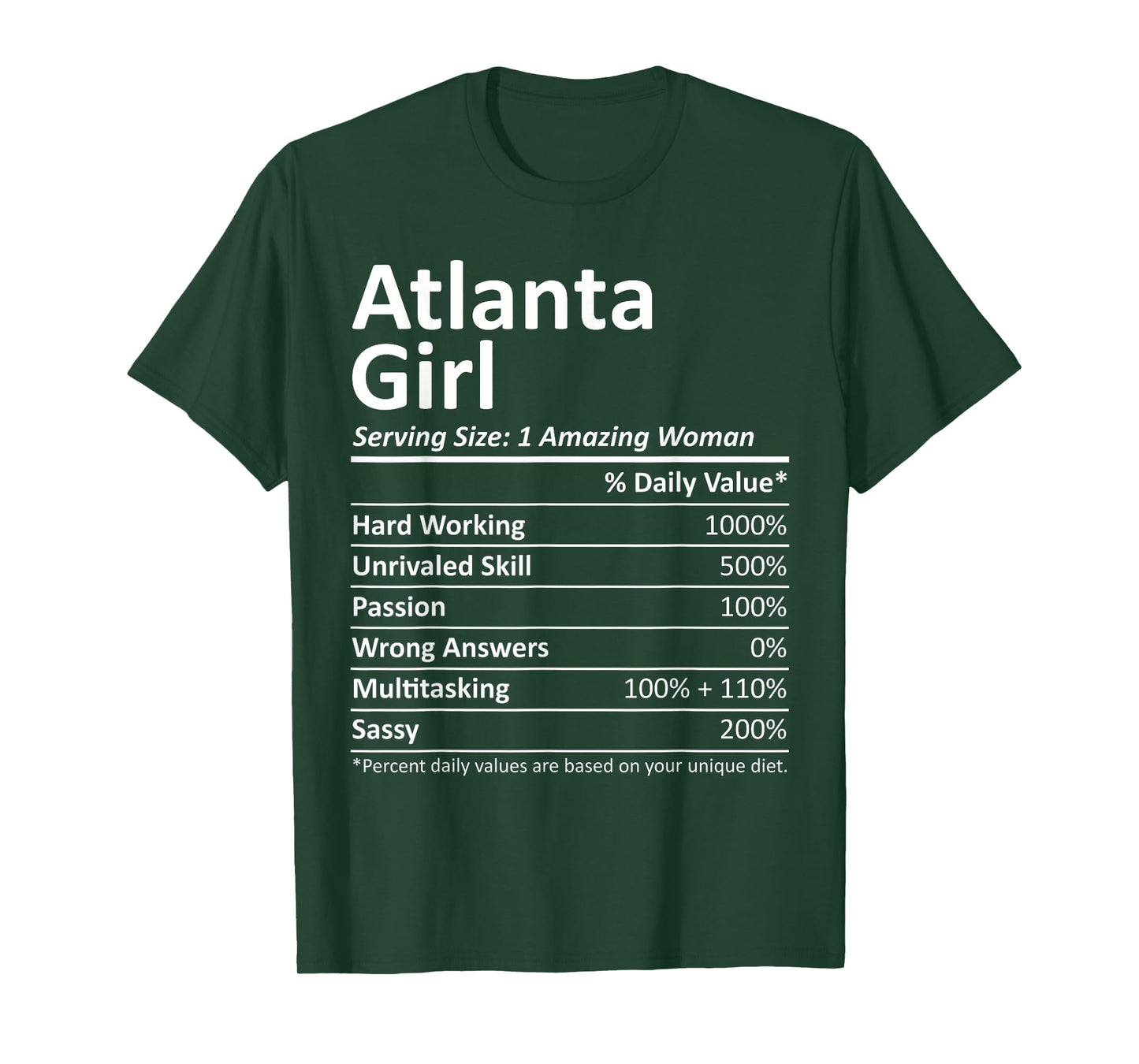 ATLANTA GIRL GA GEORGIA Funny City Home Roots USA Gift T-Shirt