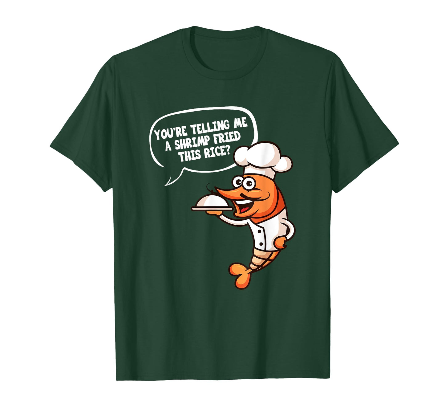 Funny Shrimp Fried Rice Meme Chef Seafood Cooking Humor T-Shirt