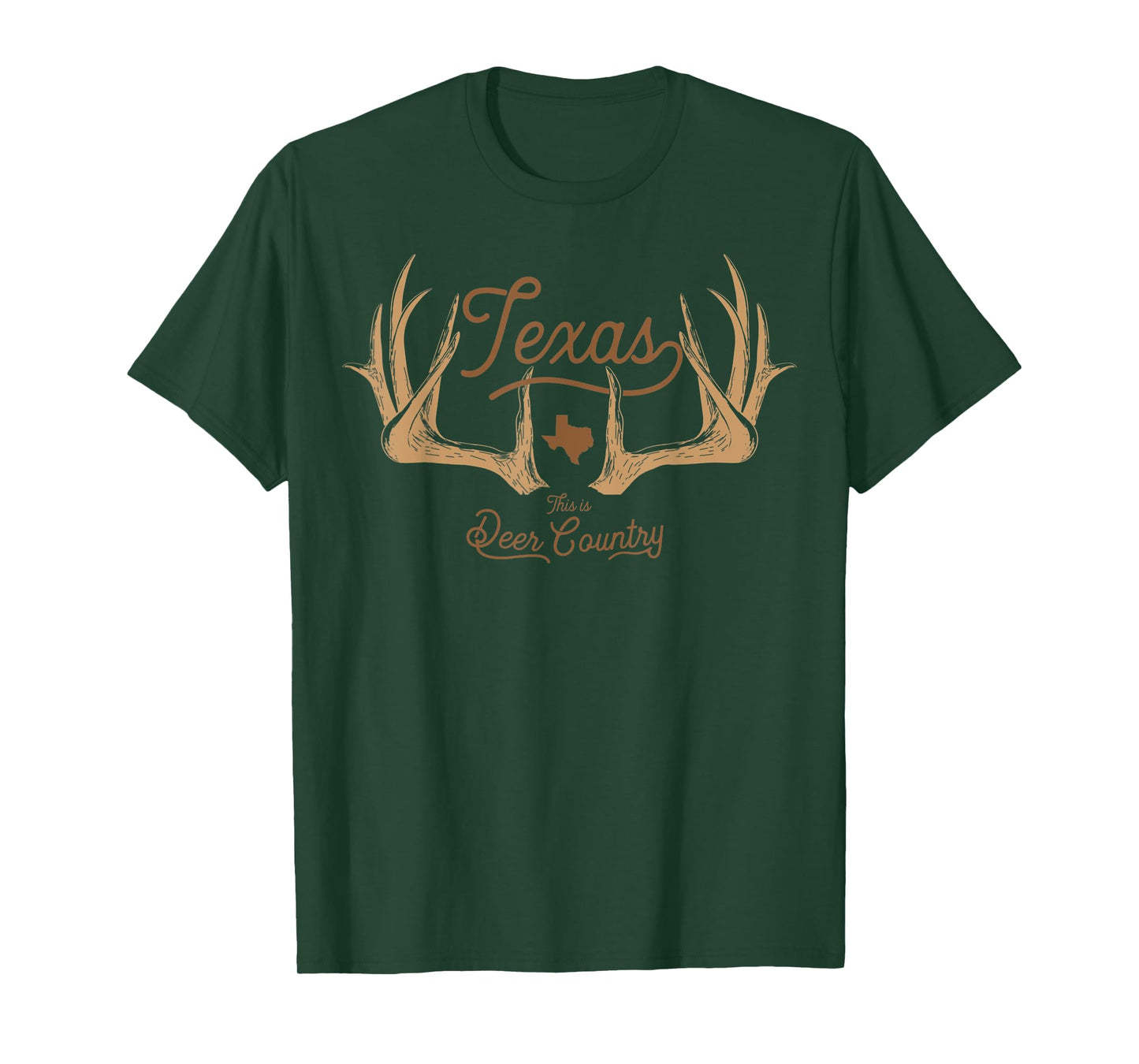 Texas Deer Country Hunting Whitetail T-Shirt