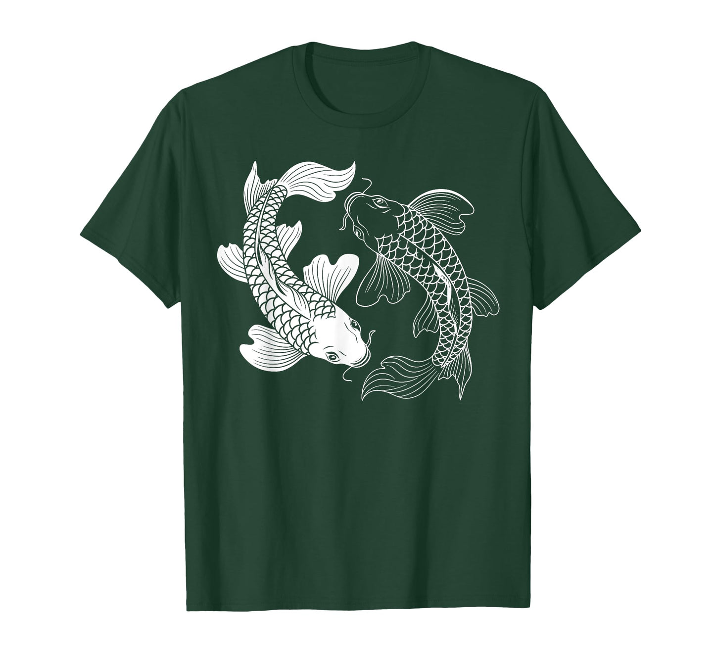 Yin Yang Japanese Koi Fish Kawaii Gifts For Men Women Kid T-Shirt