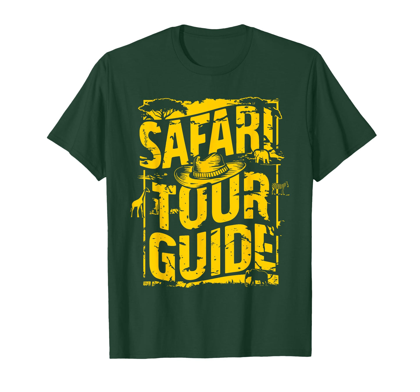 Safari Tour Guide Shirt Kids Men Women Adult Costume T-Shirt