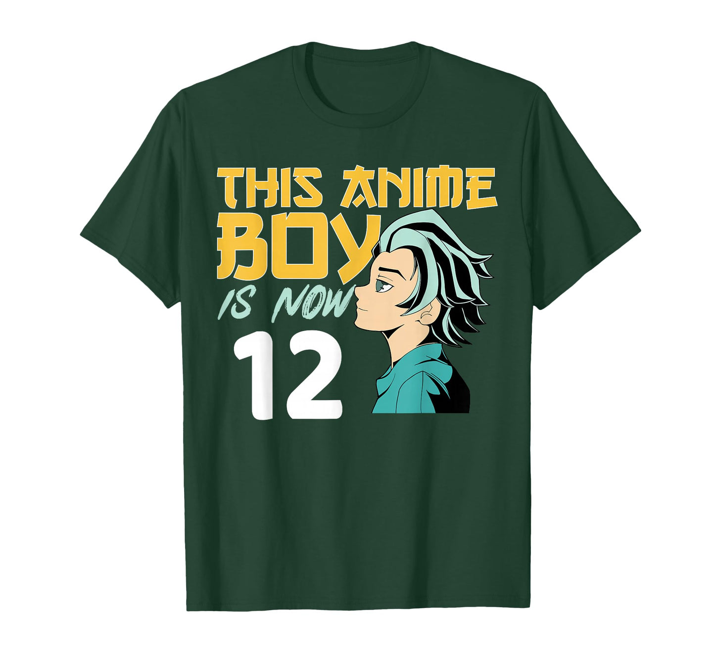 This Anime Boy Is Now 12 Years Old 12 th Birthday Boy T-Shirt