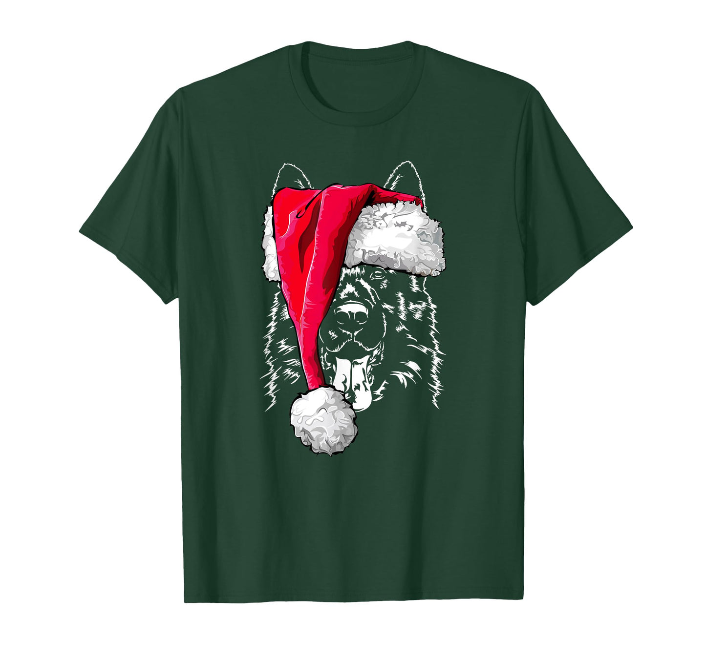 Funny German Shepherd Christmas T Shirt dog shirt tee gift T-Shirt