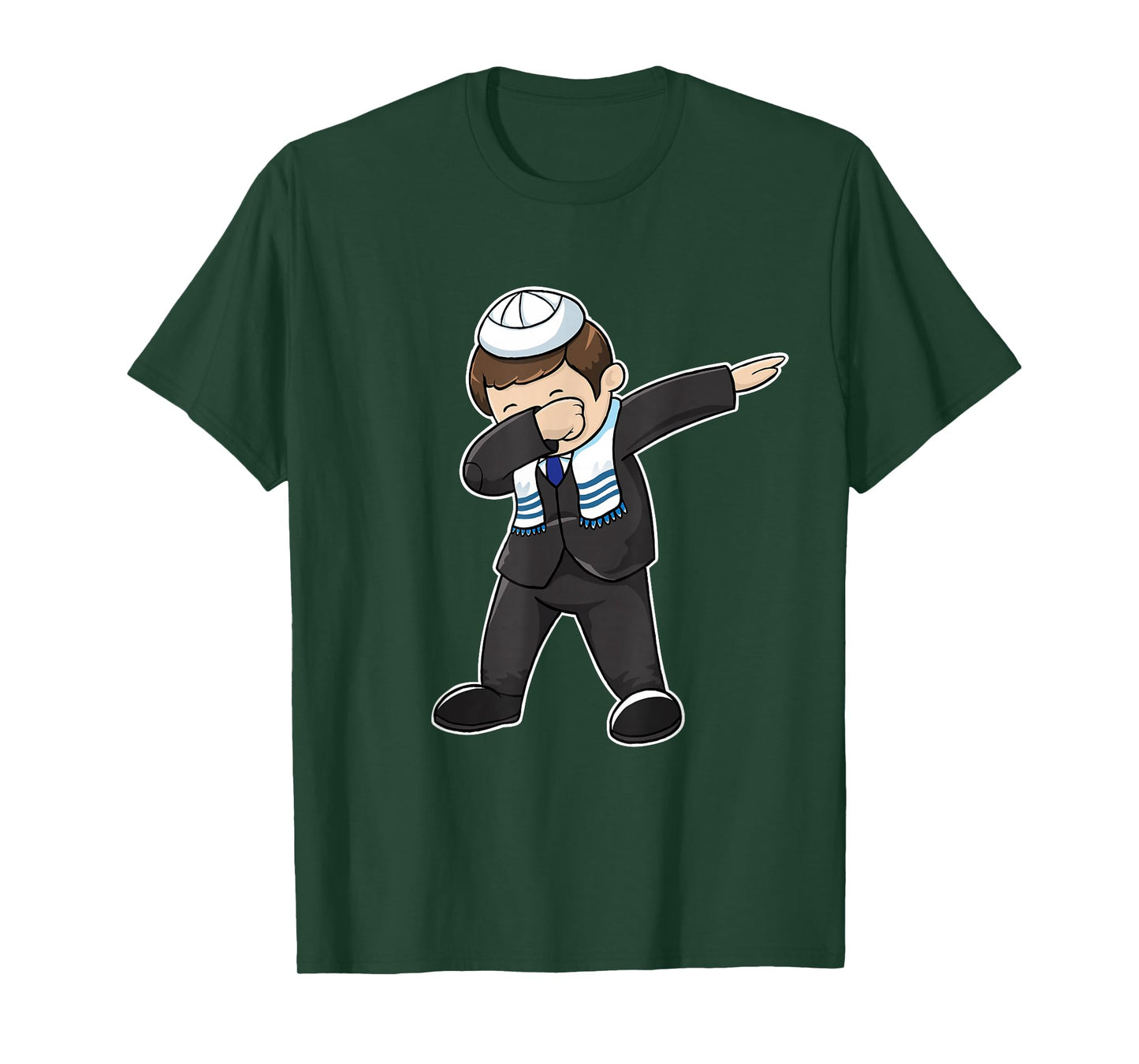 Bar Mitzvah Dabbing Jewish Boy Funny Hanukkah Gift T-Shirt