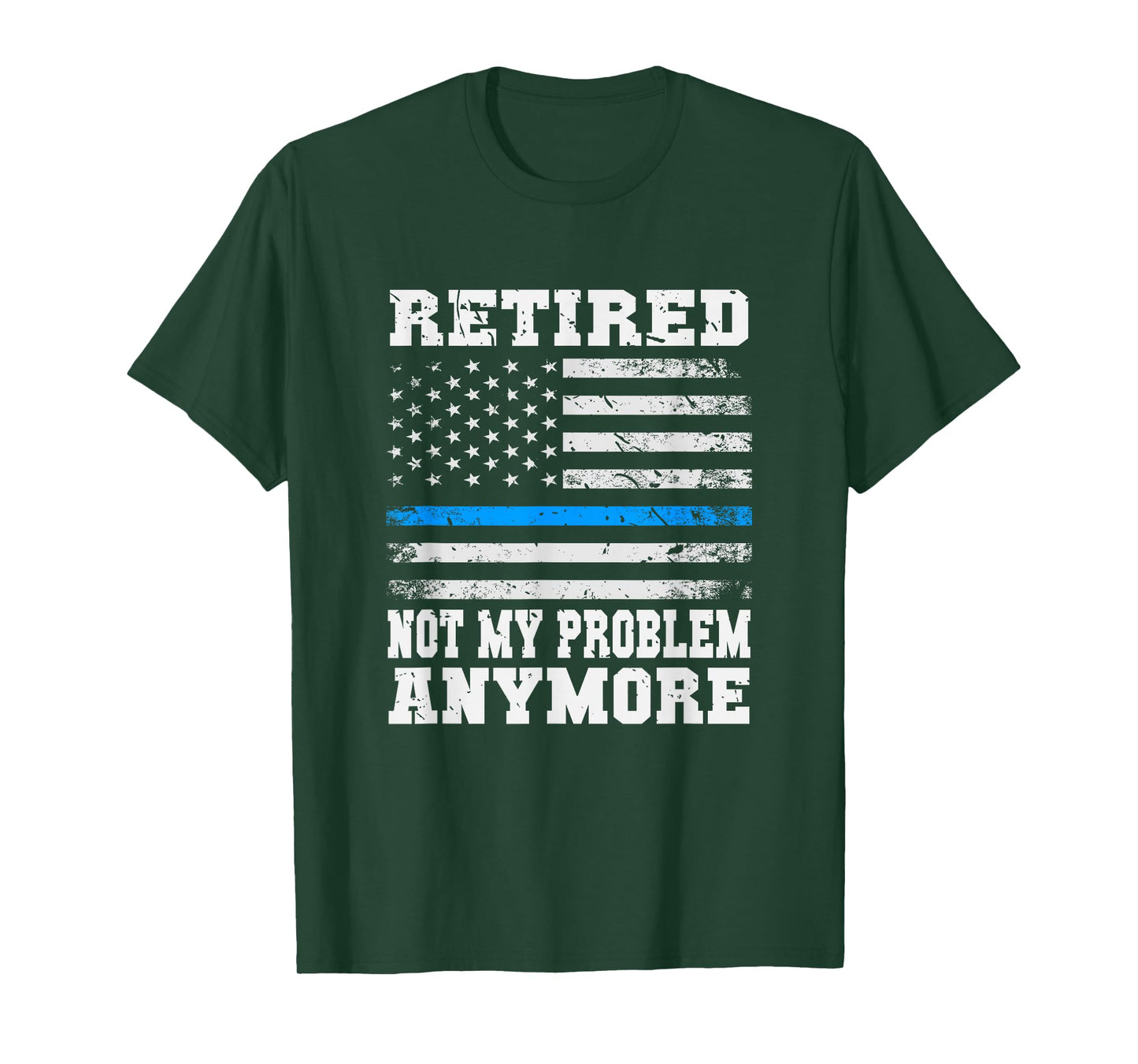 Retired Police Officer Policeman Retirement Gift USA Police T-Shirt