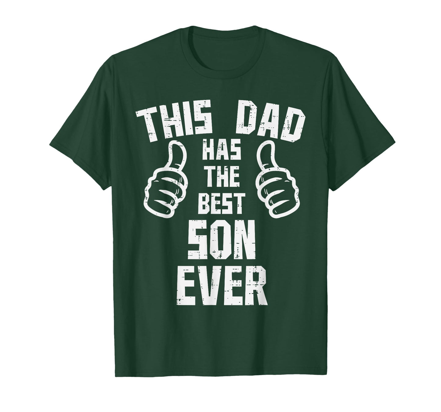 This Dad Has The Best Son Ever Fathers Day Daddy Papa Dada T-Shirt