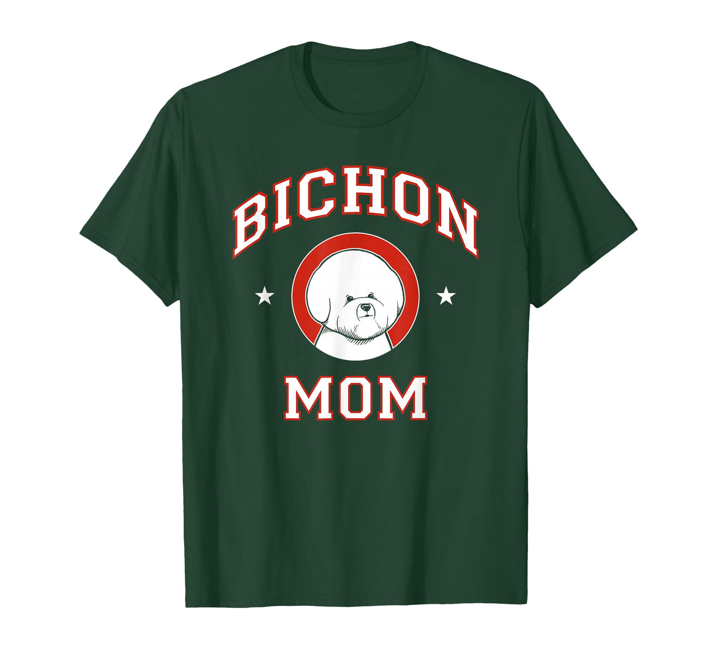Bichon Frise Mom Dog Mother T-Shirt