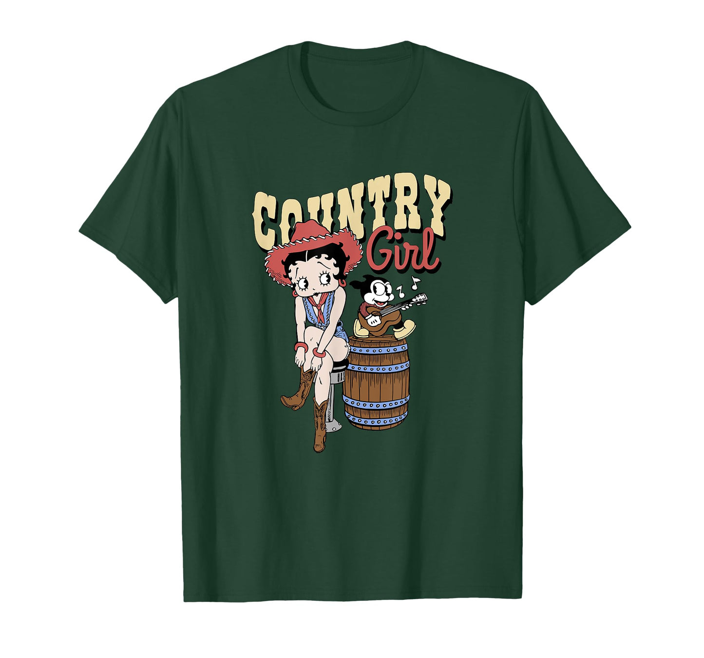 Betty Boop Sassy Country Girl Vintage Betty T-Shirt