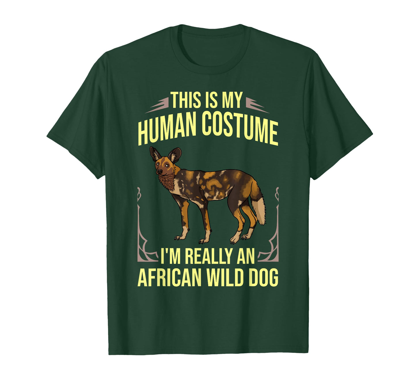African Wild Dog Gift African Painted Dog Pup T-Shirt
