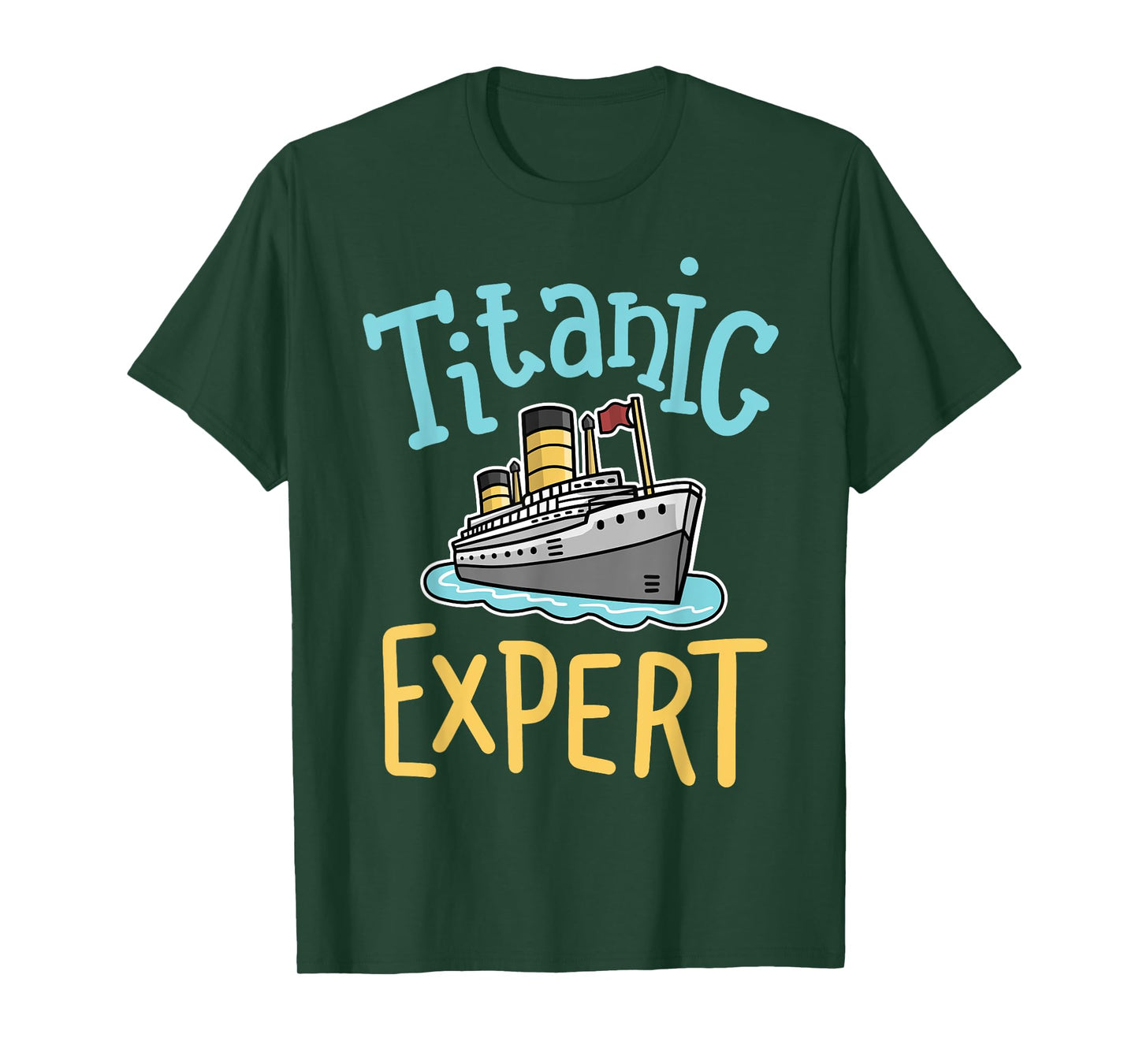 RMS Titanic Funny Expert Retro Cruise Ship Men Boys Kids T-Shirt