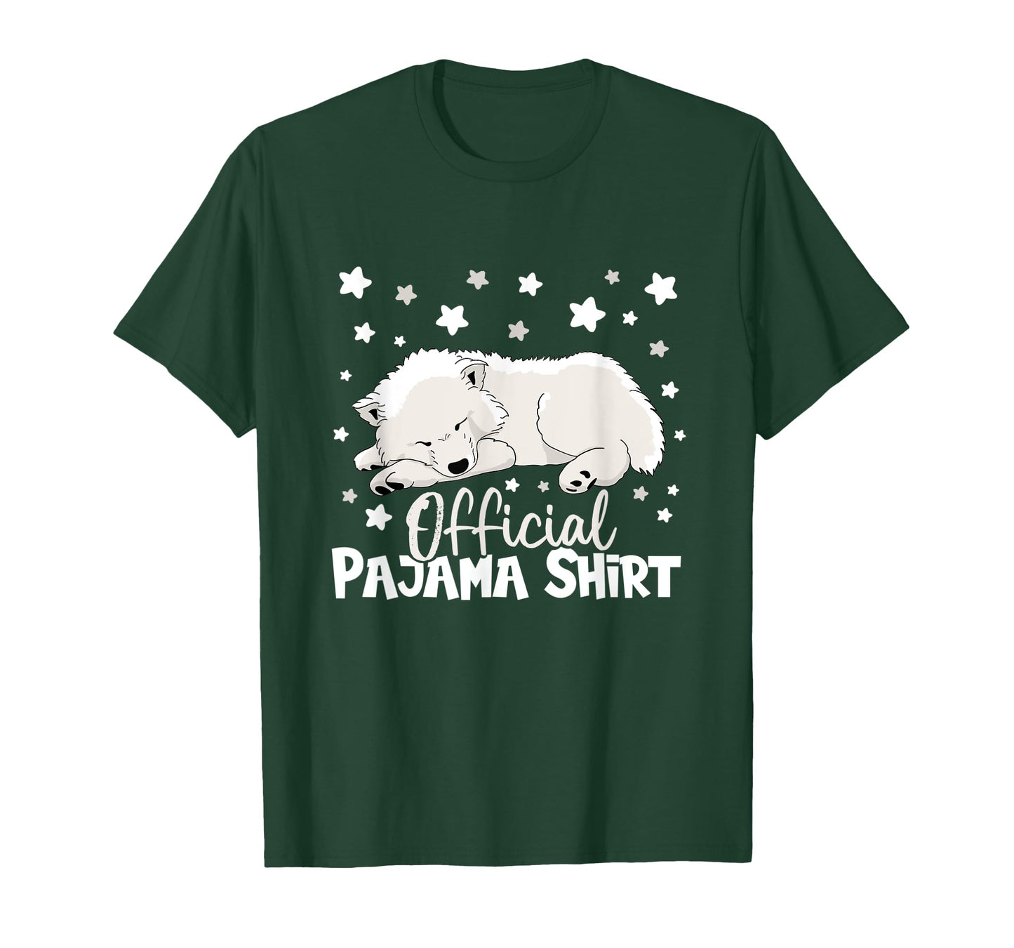 Official pajama napping shirt Samoyed dog pajamas Men Women Kids T-Shirt