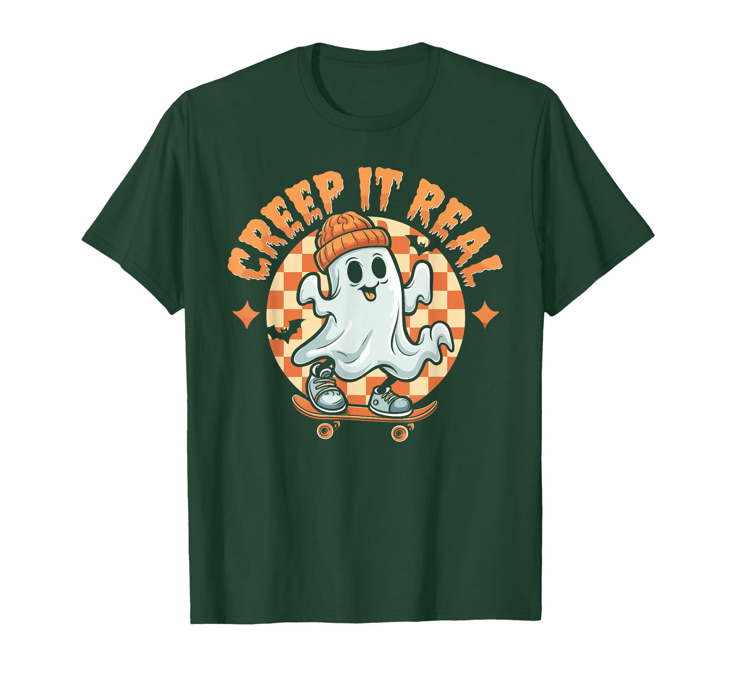 Creep It Real Halloween Shirt Kids Fall Season Teen Boys T-Shirt