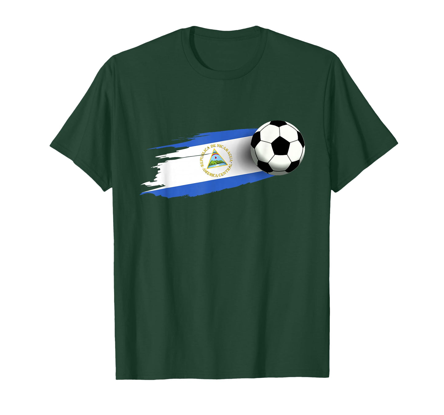 Nicaragua Flag Jersey Nicaraguan Soccer Team Nicaraguan T-Shirt