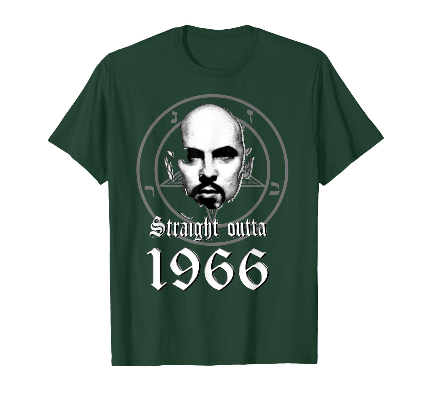 Straight Outta 1966, Anton Lavey, Satanism T-Shirt