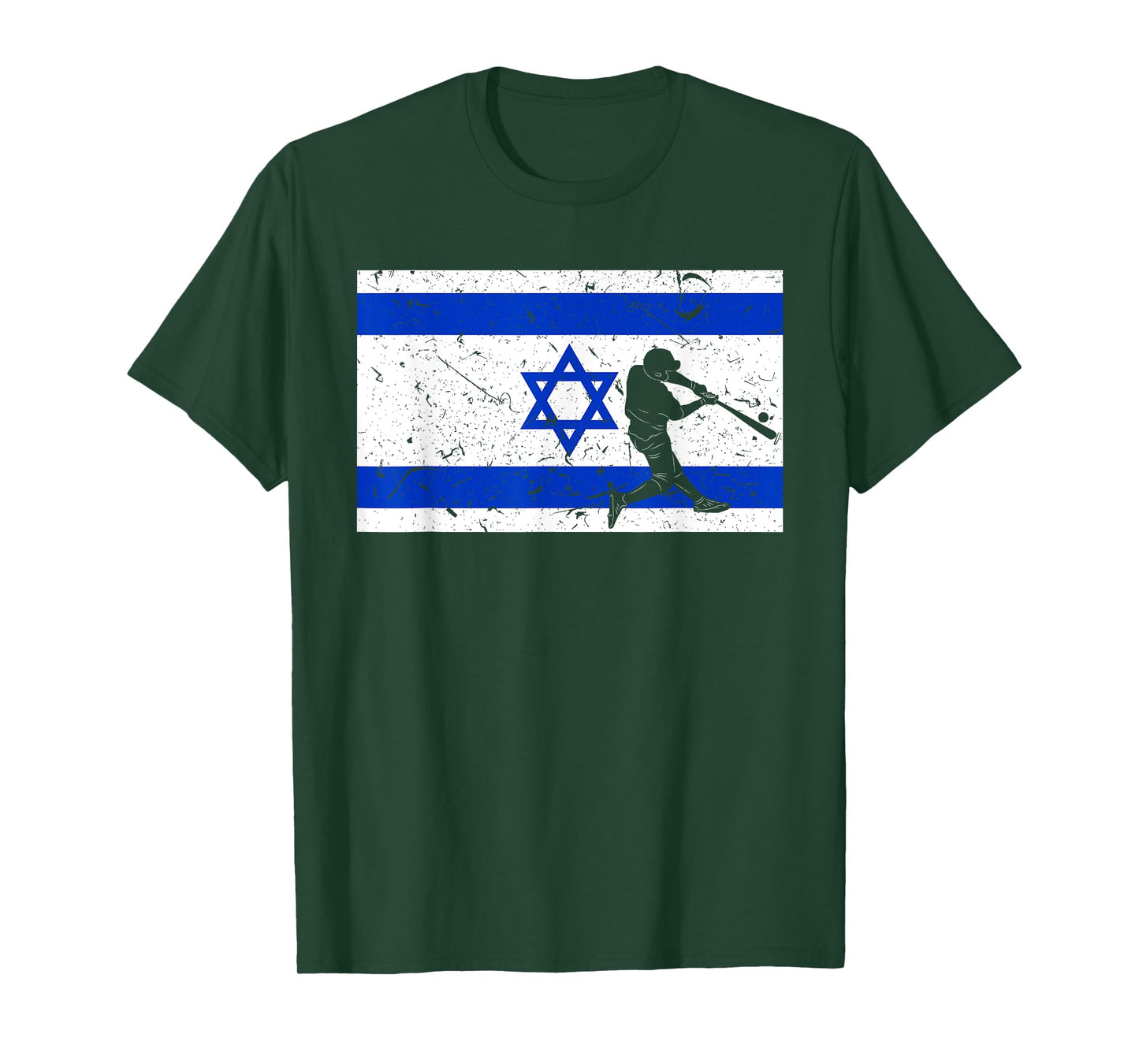 Vintage Baseball League Israel Flag National Team Player T-Shirt