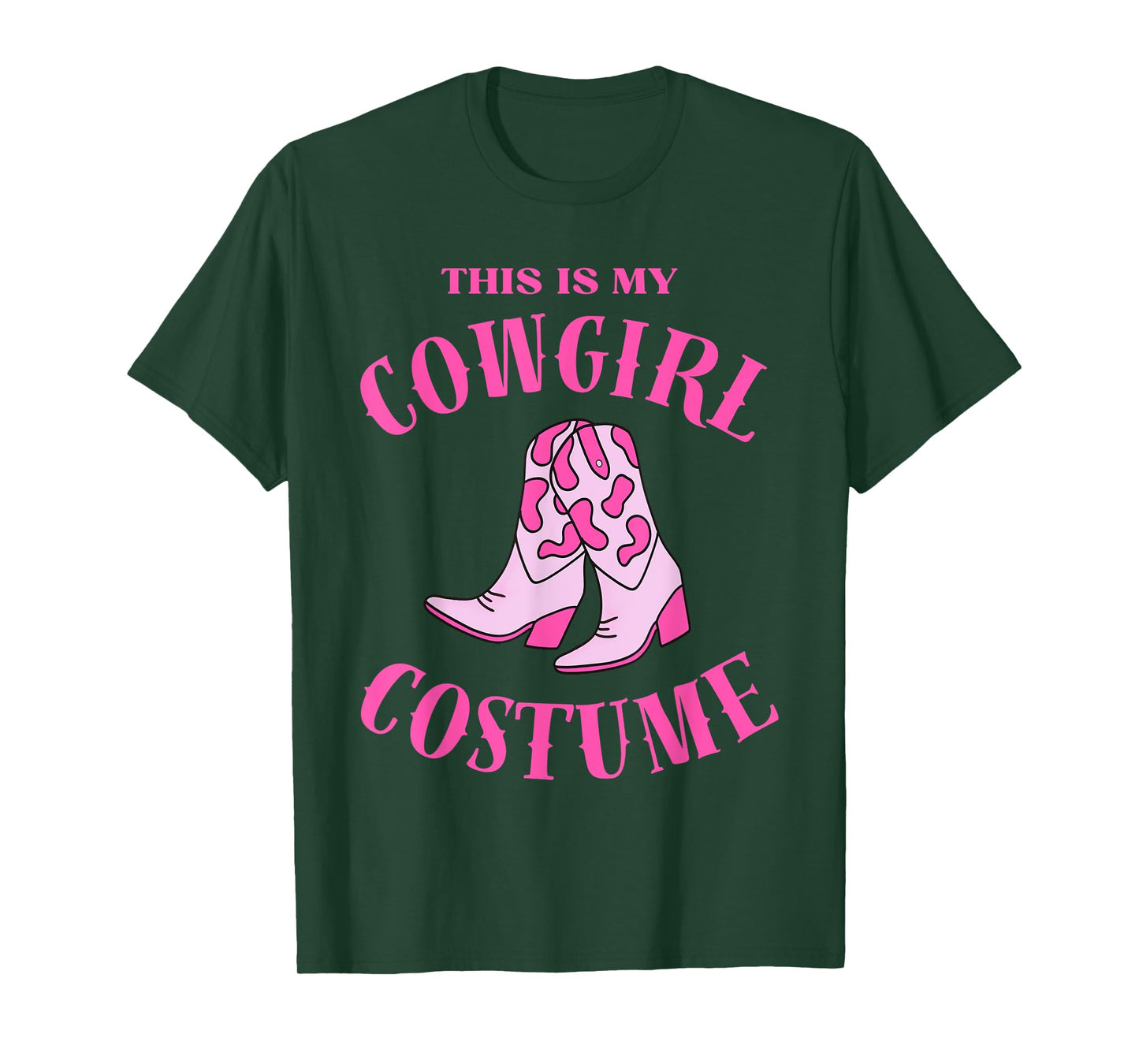 This Is My Cowgirl Costume Women Western Cowboy Rodeo tee T-Shirt