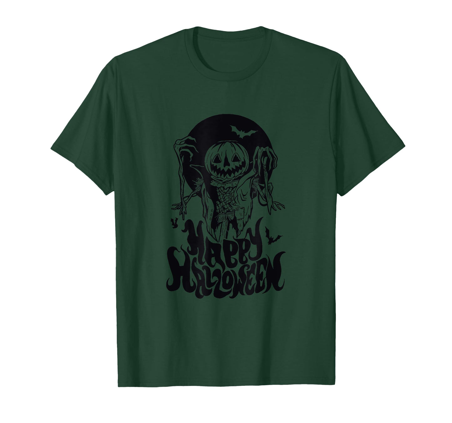 Happy Halloween Pumpkin Scarecrow T-Shirt