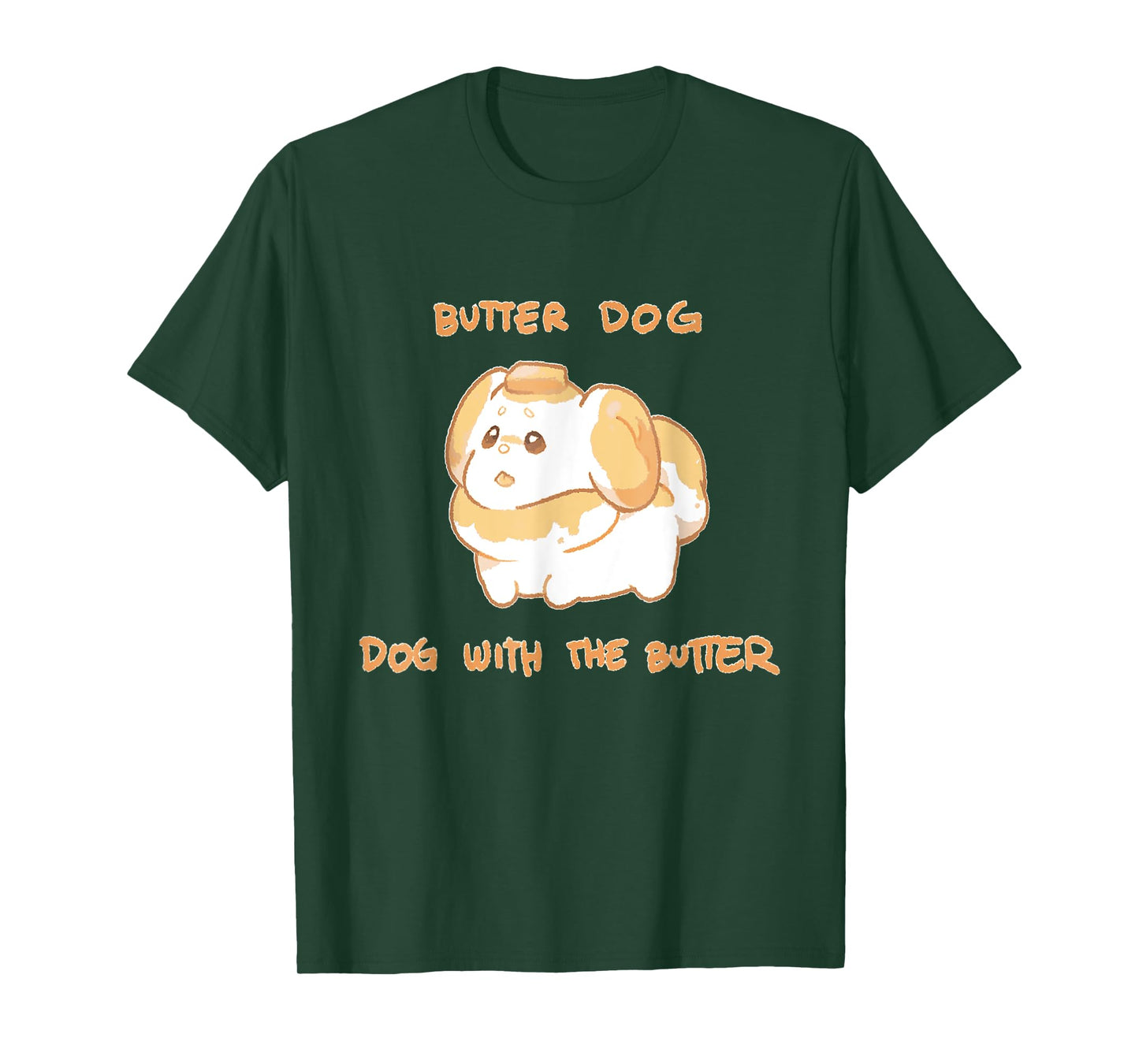 Fidough Butter Dog Dog With The Butter Meme T-Shirt for Men Women Girls Kids