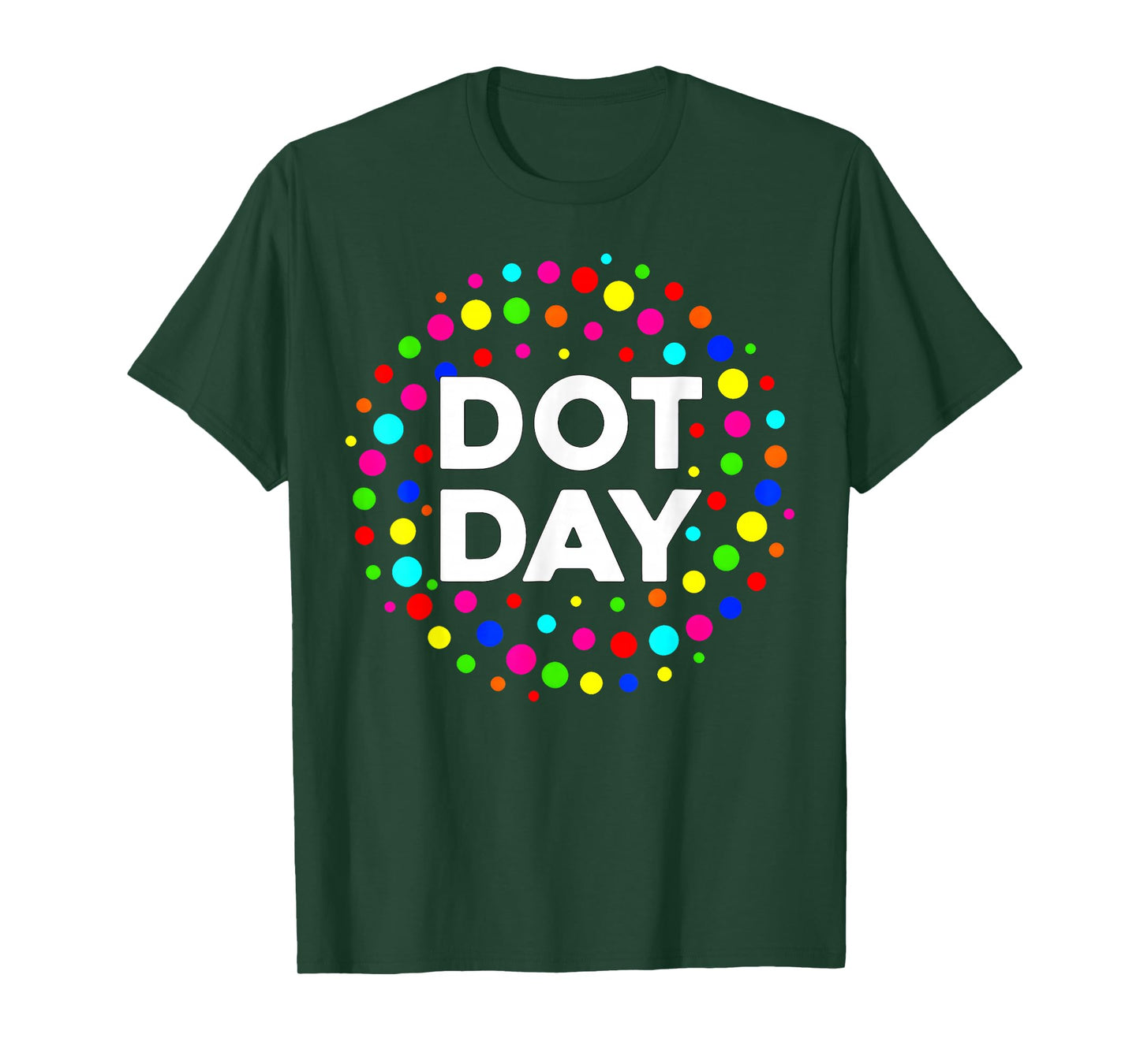 Cute Colorful Teachers and Students Dot Day 2025 T-Shirt