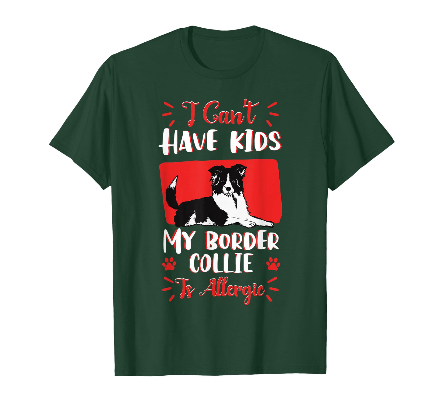 Border Collie Scottish Herding Dog Fur Parent Veterinarian T-Shirt