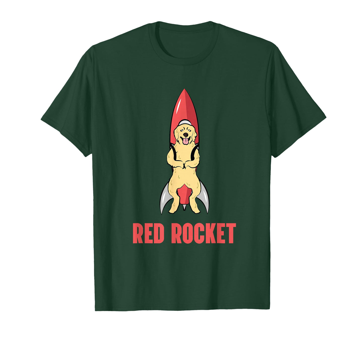 Red Rocket Dog Funny Dank Meme Memes T-Shirt