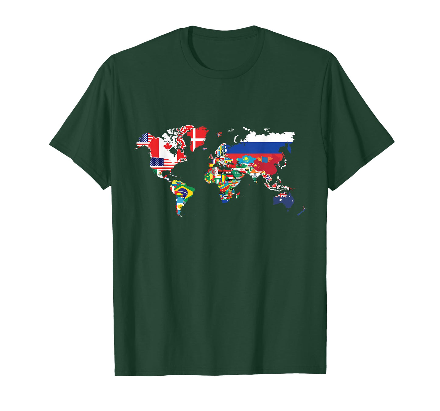 All Countries Flags Of The World 287 Flag International T-Shirt
