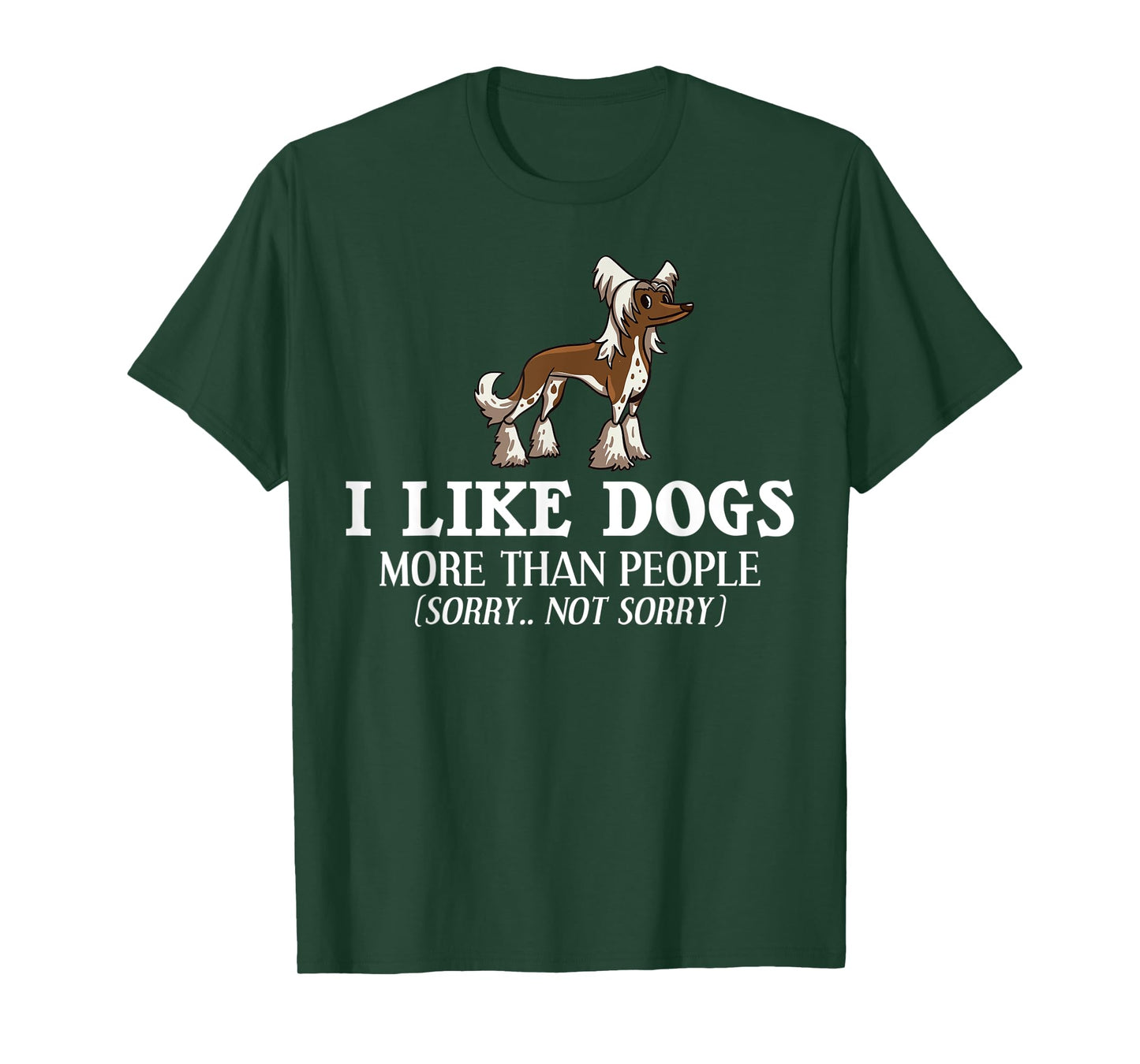 Chinese Crested Powderpuff Dog Gift Puppies Owner Lover T-Shirt