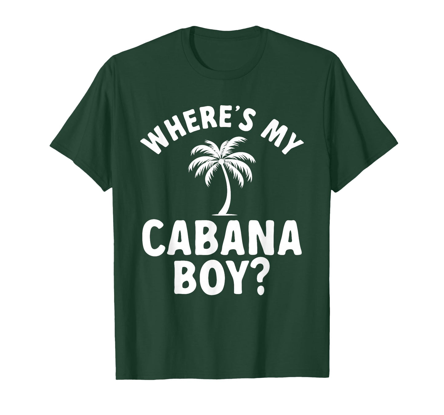 Cabana Boy Beach Bartender Cabana Boy T-Shirt